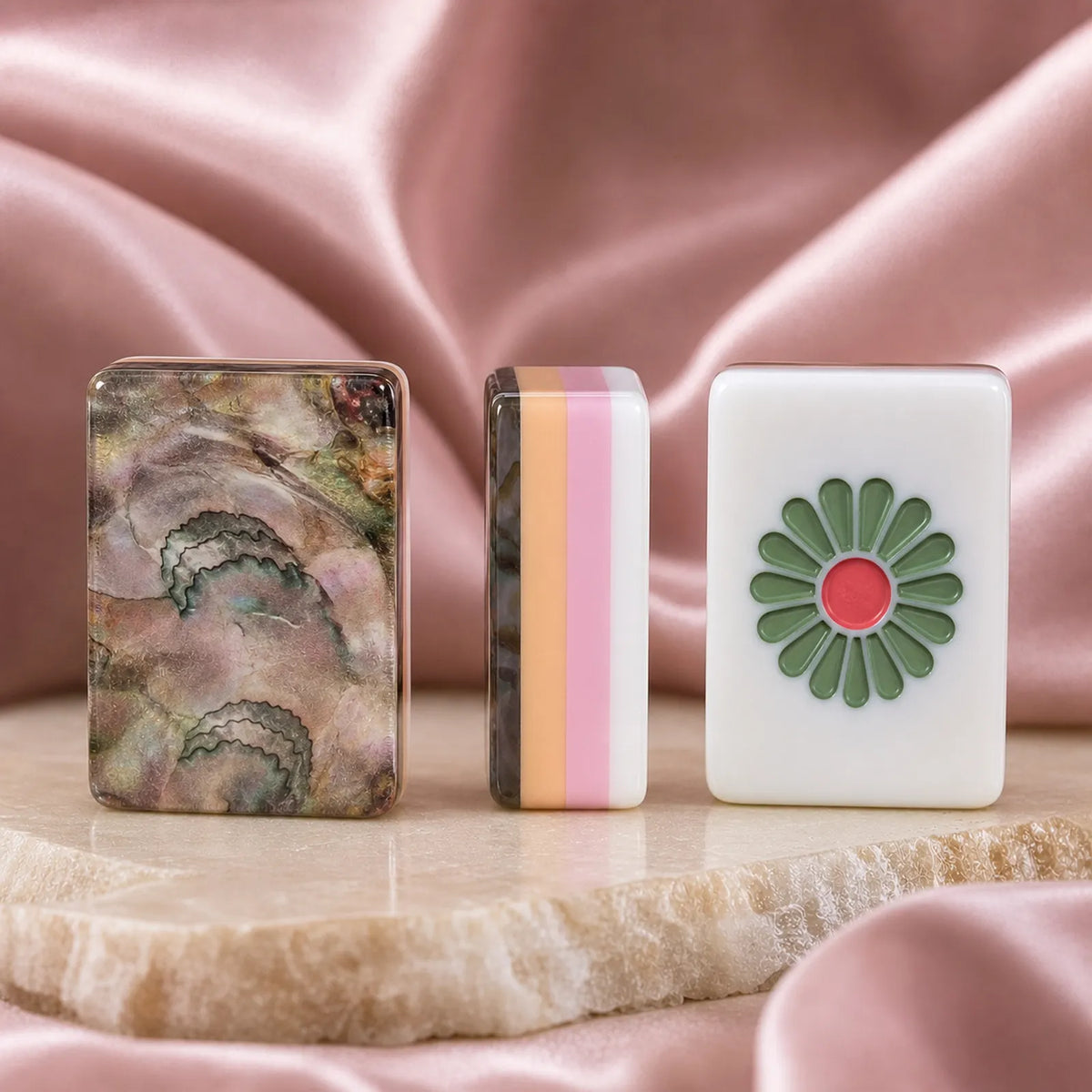 Casualruby© Assorted Pattern Collection American Mahjong Tiles