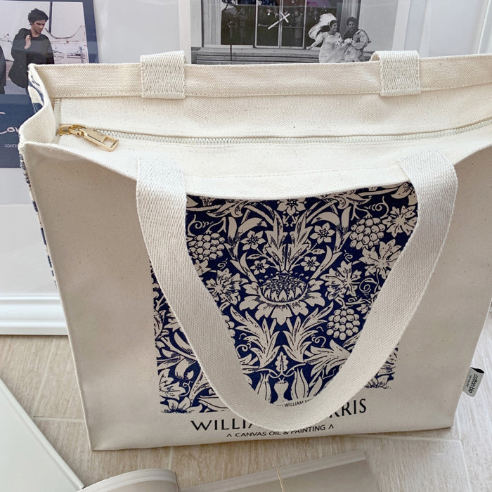 William Morris “Navy Botanical Pattern”
