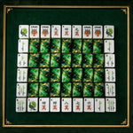 Casualruby© Emerald Gold American Mahjong Tiles