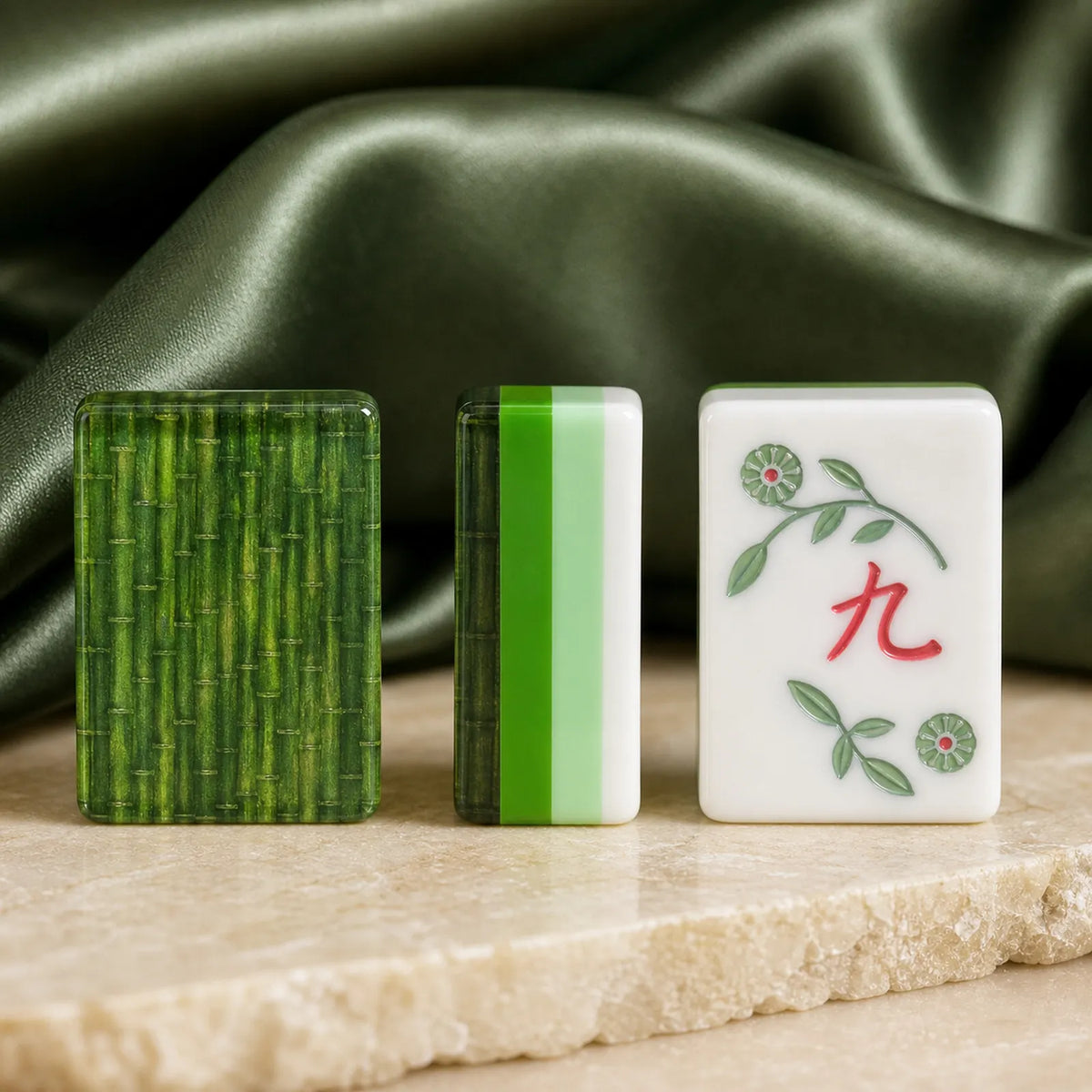 Casualruby© Assorted Pattern Collection American Mahjong Tiles