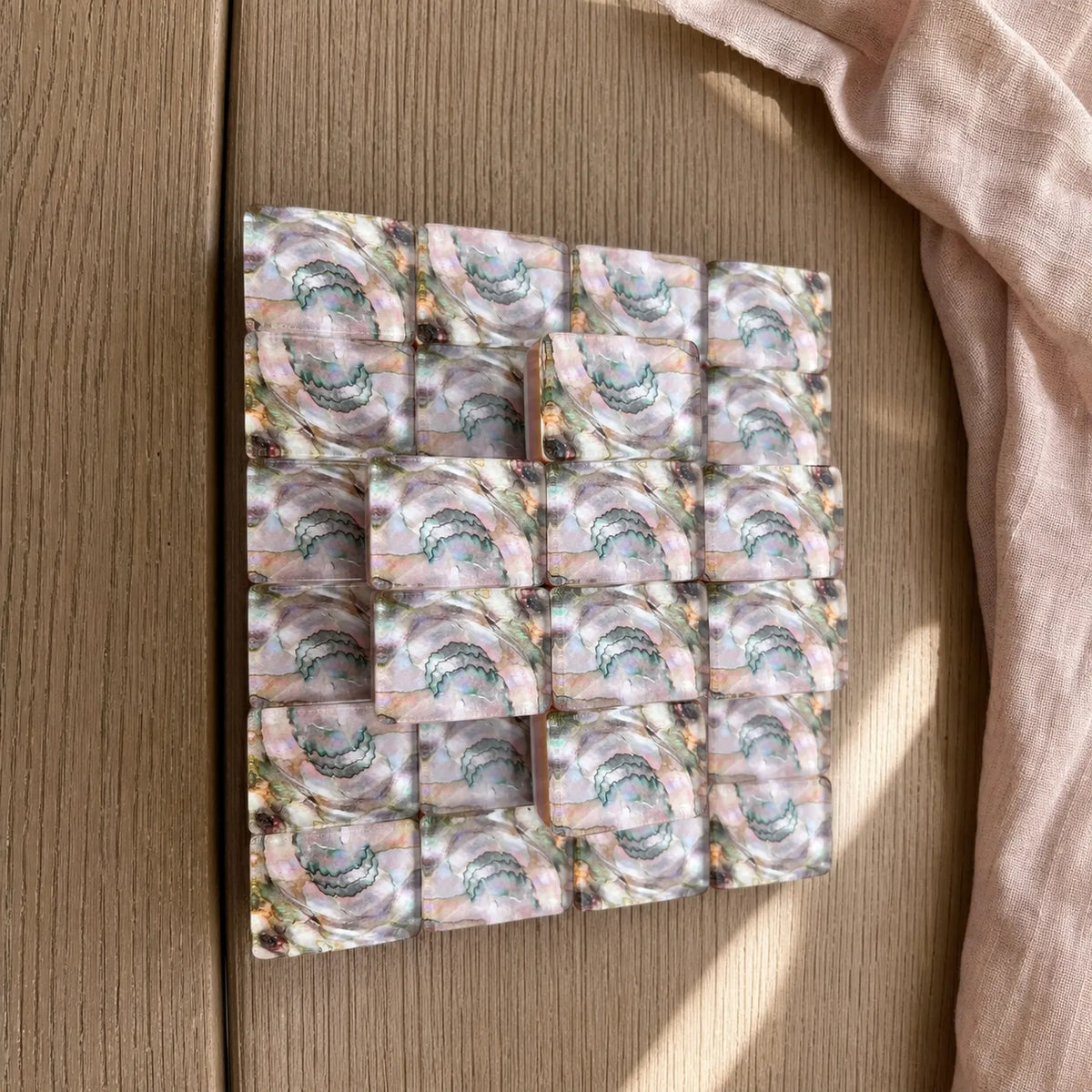 Casualruby© Crescent Shell American Mahjong Tiles