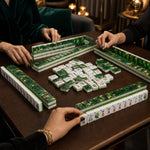 Casualruby© Emerald Gold American Mahjong Tiles