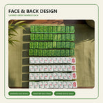 Casualruby© Green Bamboo American Mahjong Tiles