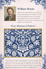 William Morris “Navy Botanical Pattern”