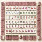 Casualruby© Pink Rose American Mahjong Tiles