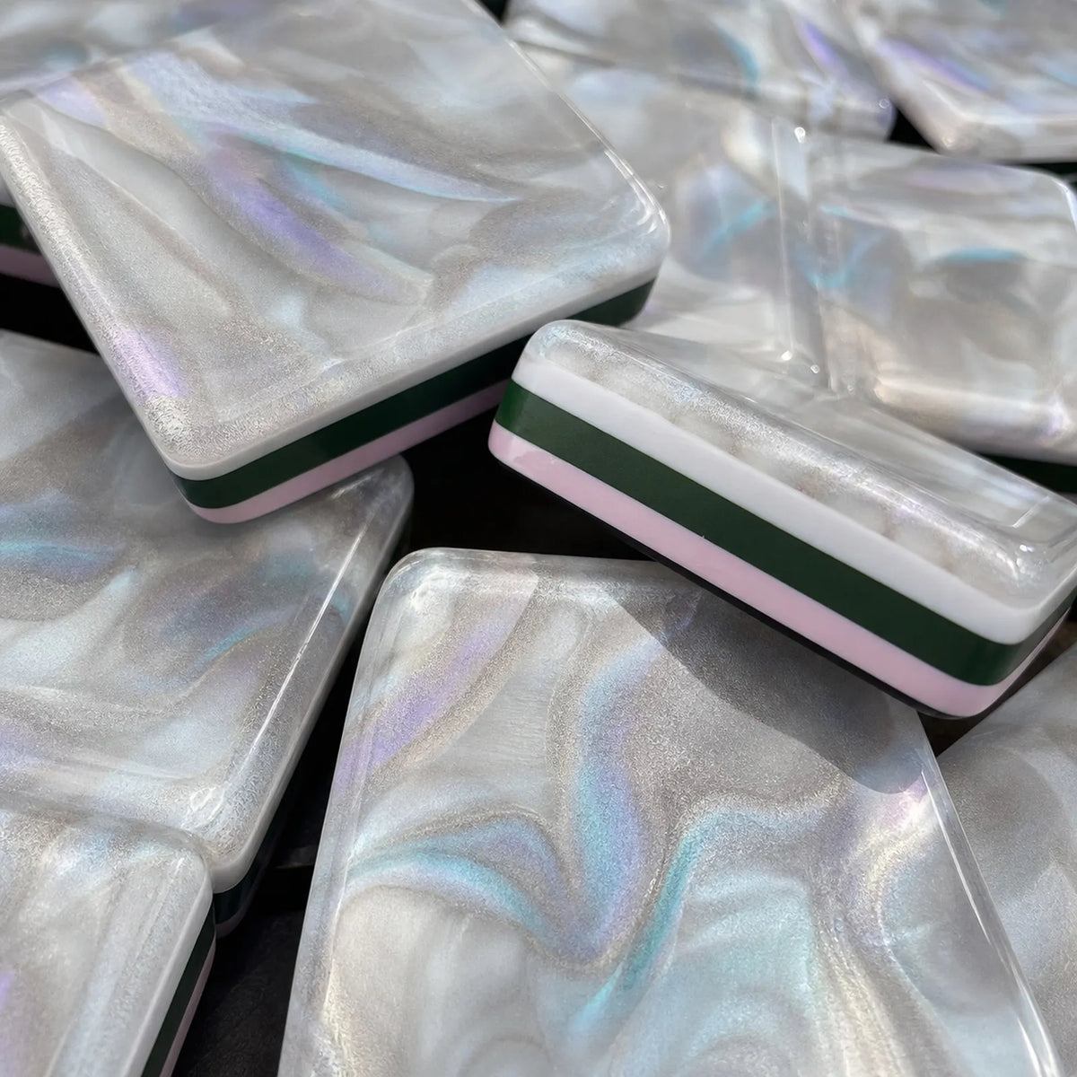 Casualruby© Dream Cloud Shell American Mahjong Tiles
