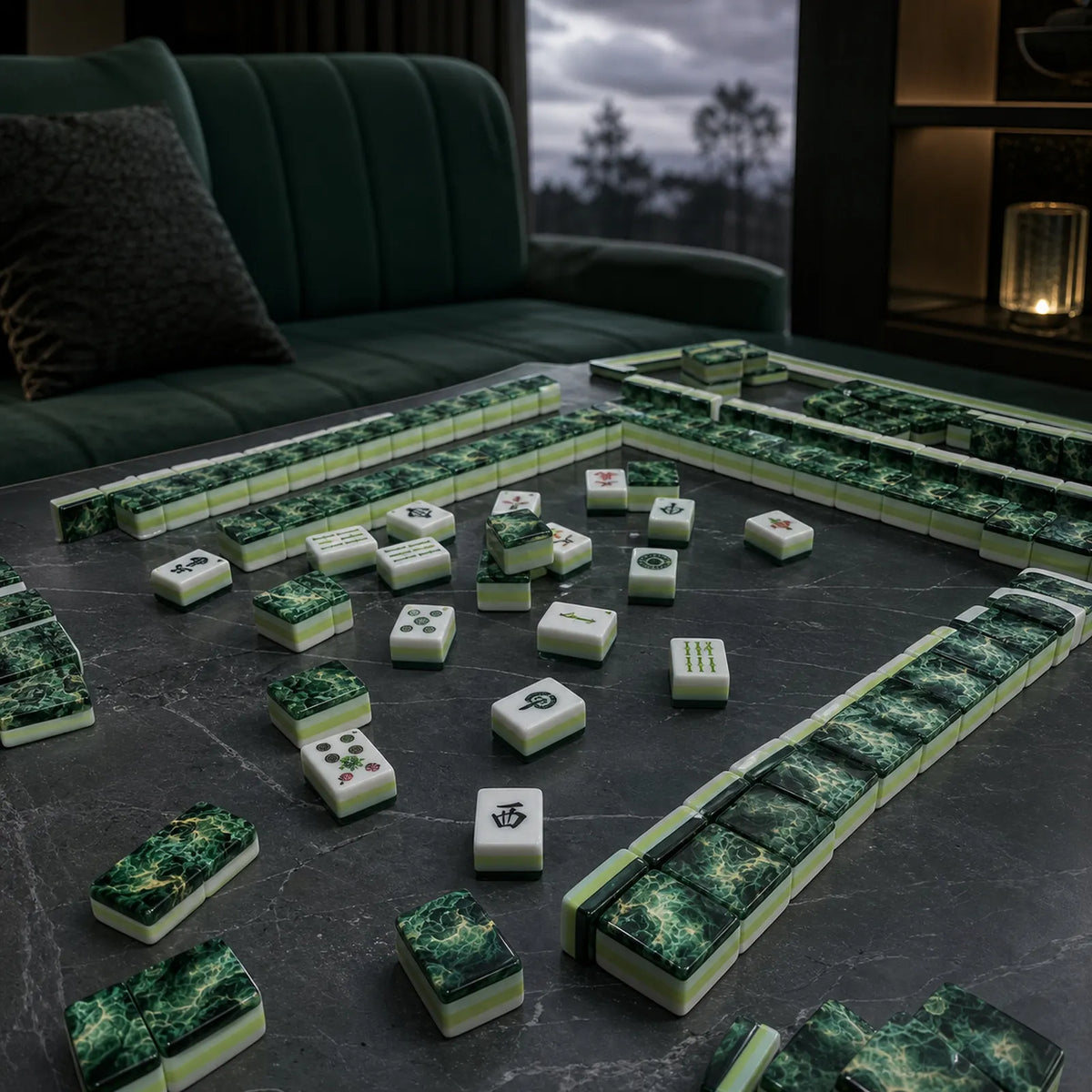 Casualruby© Cloud Thunder American Mahjong Tiles