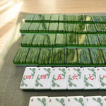 Casualruby© Green Bamboo American Mahjong Tiles