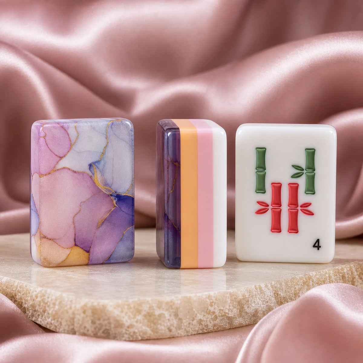 Casualruby© Assorted Pattern Collection American Mahjong Tiles