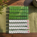 Casualruby© Green Bamboo American Mahjong Tiles