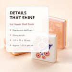 Casualruby© Ice Flower Shell American Mahjong Tiles