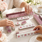 Casualruby© Pink Rose American Mahjong Tiles