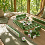 Casualruby© Green Bamboo American Mahjong Tiles