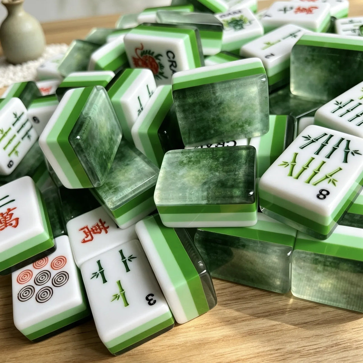 Emerald Mist American Mahjong Tiles