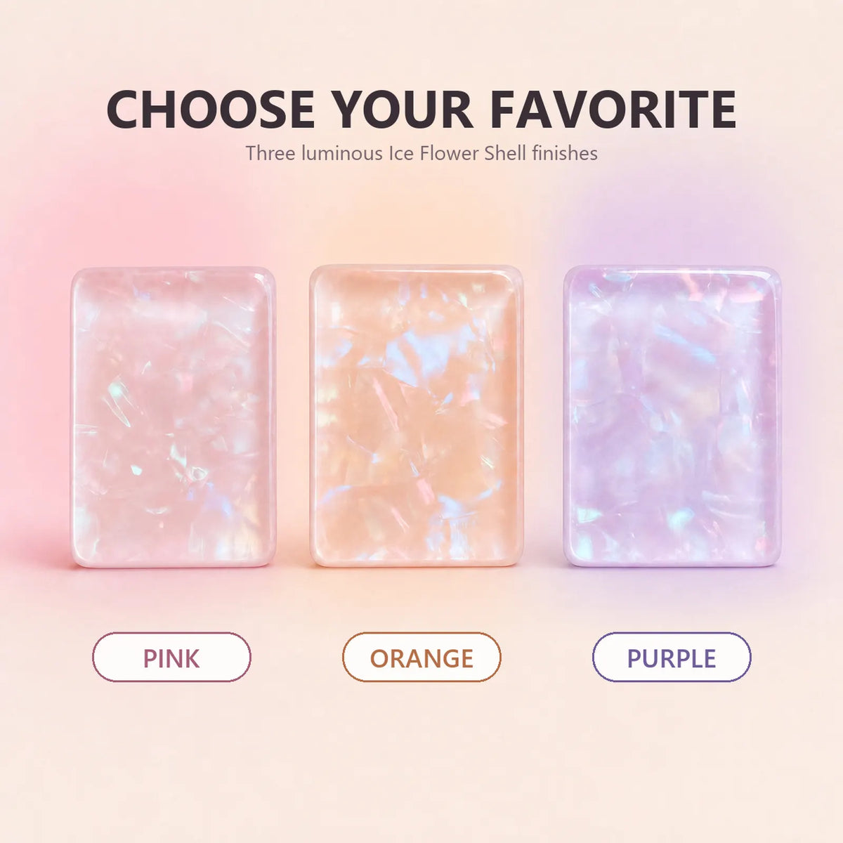Casualruby© Ice Flower Shell American Mahjong Tiles