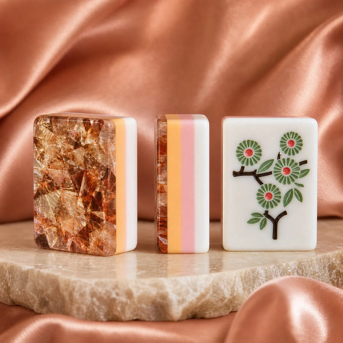 Casualruby© Assorted Pattern Collection American Mahjong Tiles
