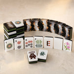 Casualruby© Black Gold Marble American Mahjong Tiles
