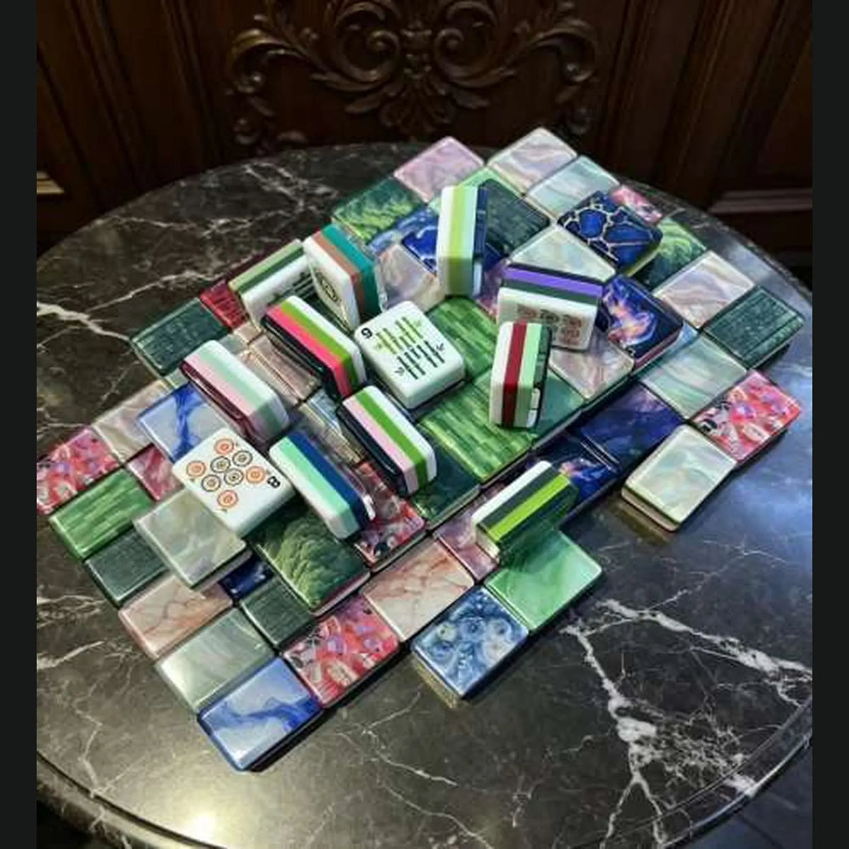 Casualruby© Assorted Pattern Collection American Mahjong Tiles