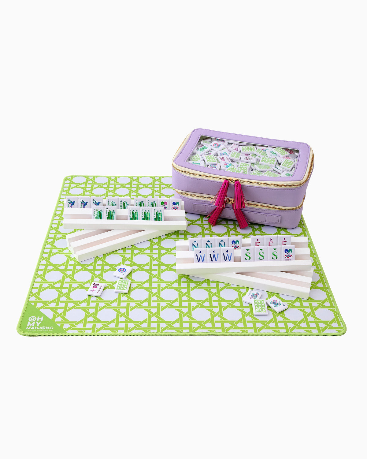 Amor-Mahj© Mini Green Cane Mat