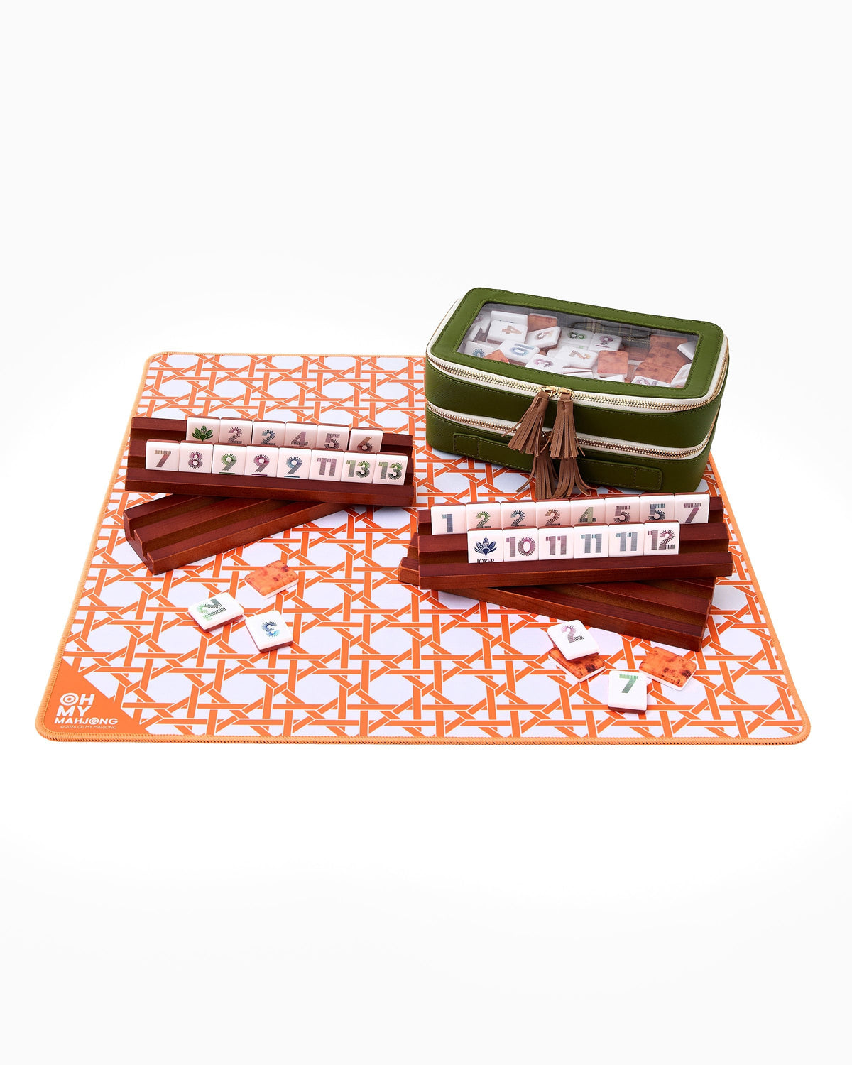 Amor-Mahj© Mini Orange Cane Mat